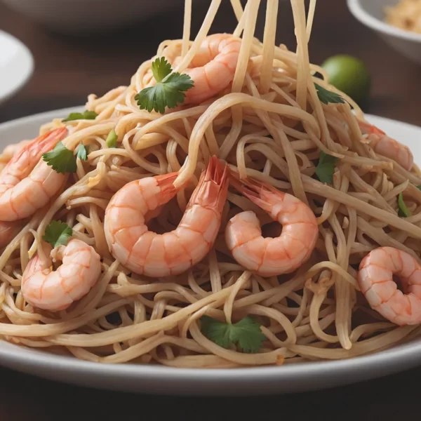 Pad Thai – tajskie smażone kluski z krewetkami